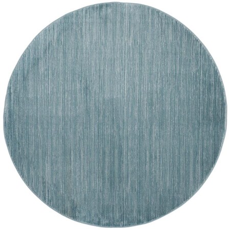 Safavieh 11 x 11 ft. Vision Power Loomed Round Area Rug, Aqua VSN606B-11R